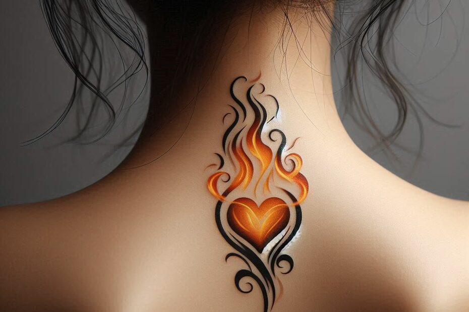 Heart on FIre Tattoo 11