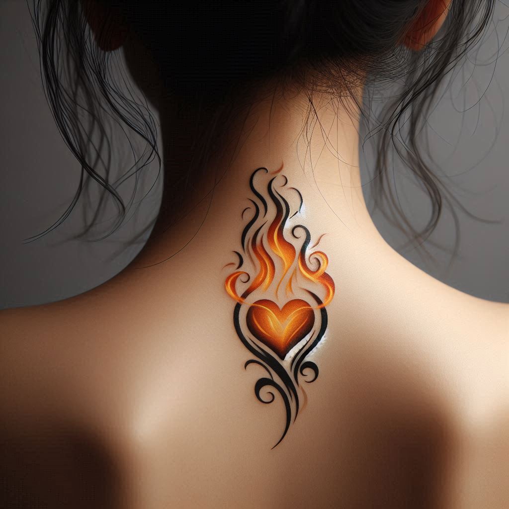 Heart on FIre Tattoo 11