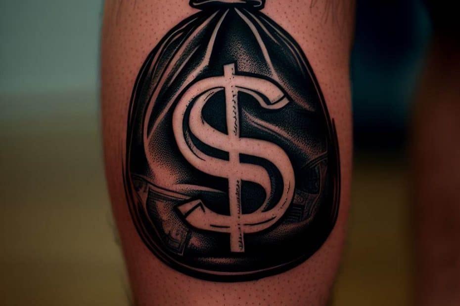 Money Bag Tattoo