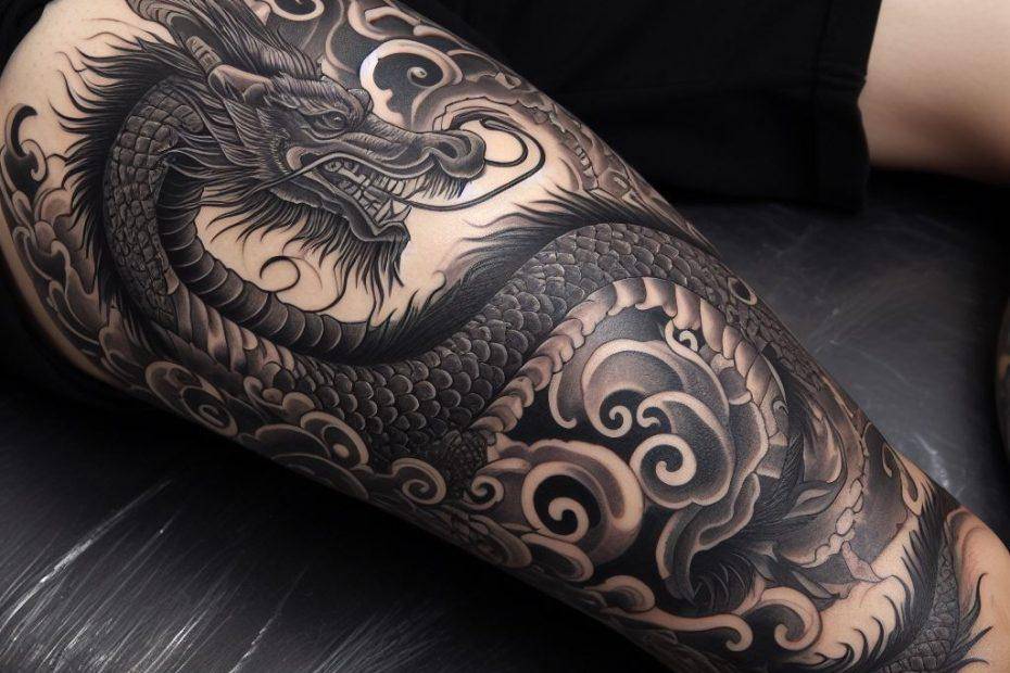 Korean Dragon Tattoo