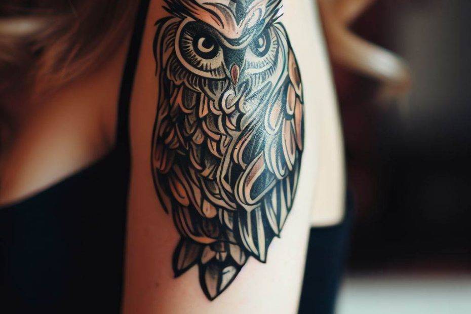 Night Owl Tattoo / Nite Owl Tattoo