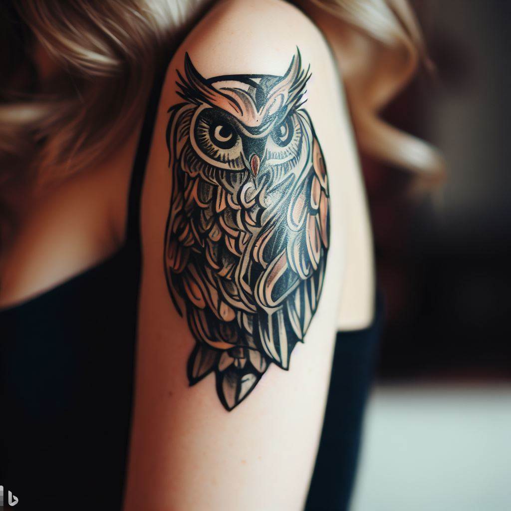 Night Owl Tattoo / Nite Owl Tattoo