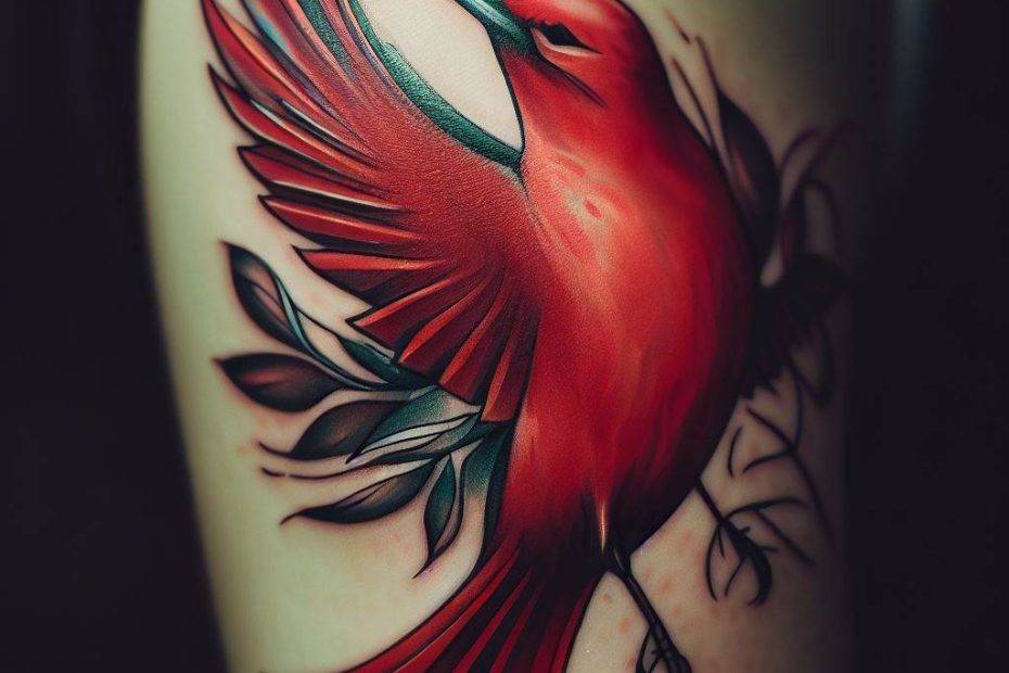 Red Bird Tattoo