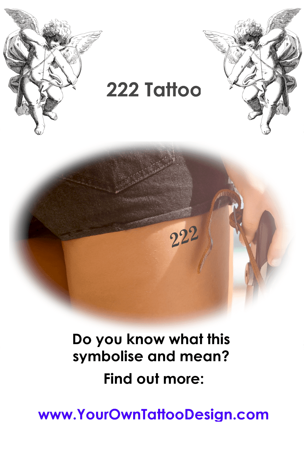 222 Tattoo Embracing the Power of Triple Twos Your Own Tattoo Design