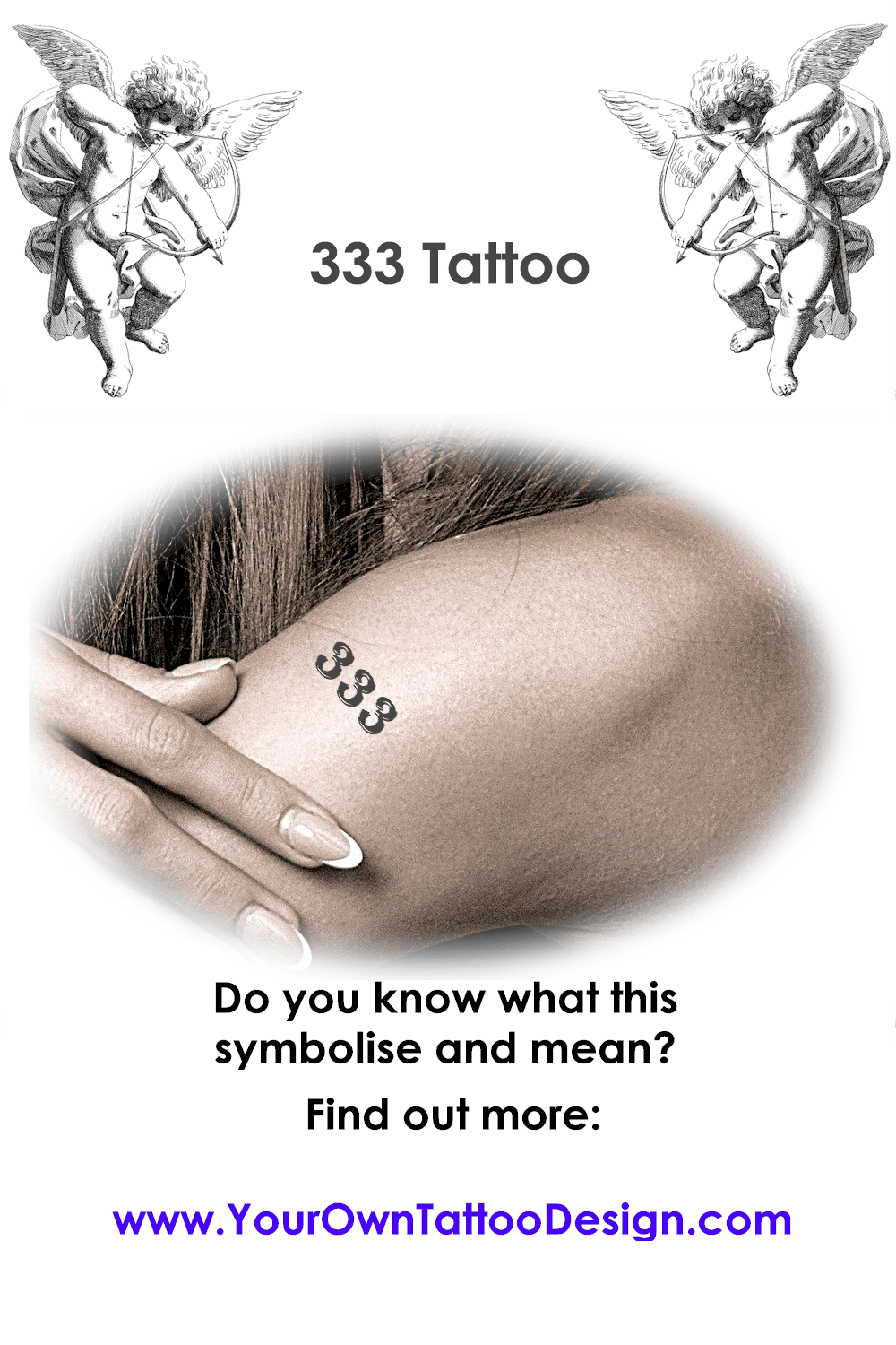 333 Tattoo Crafting a Unique Symbol of Significance Your Own Tattoo Design Custom Designs