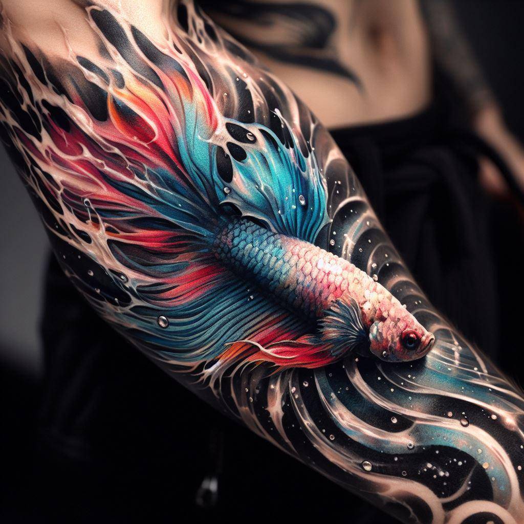 Betta Fish Tattoo