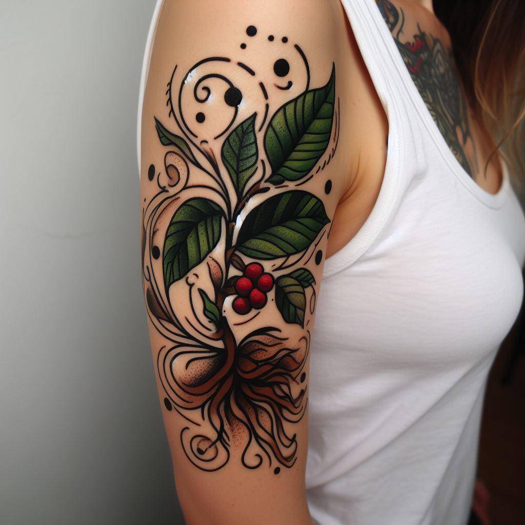 Coffee Plant Tattoo