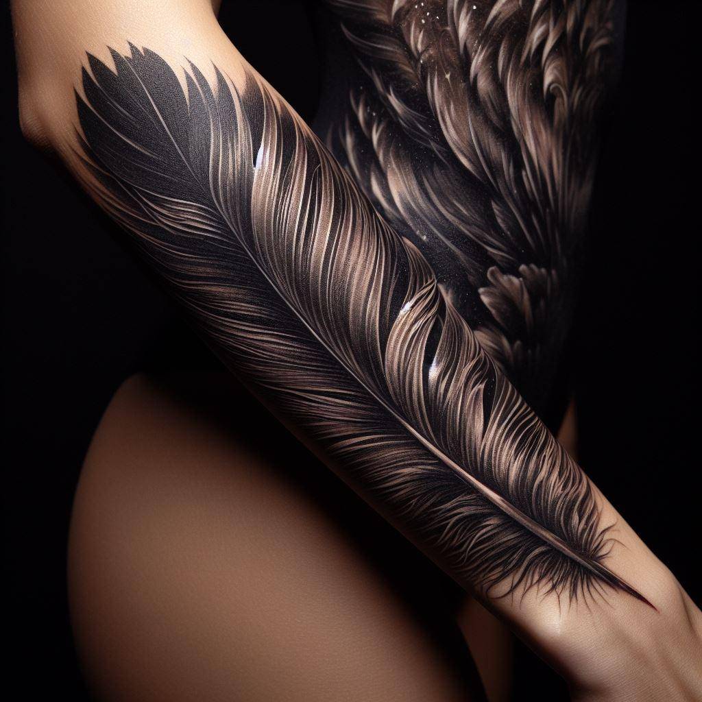 Eagle Feather Tattoo