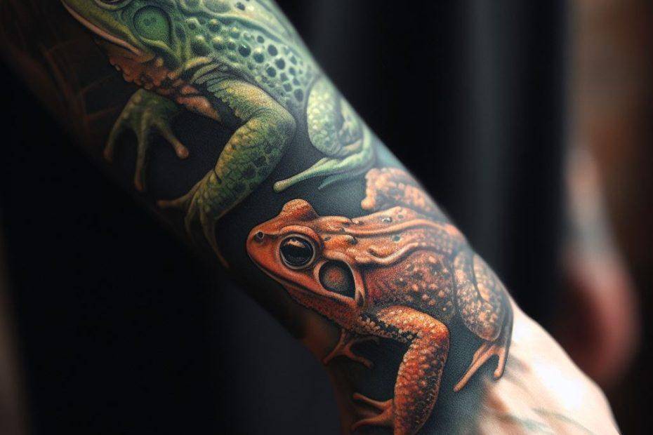 Frog and Toad Tattoo