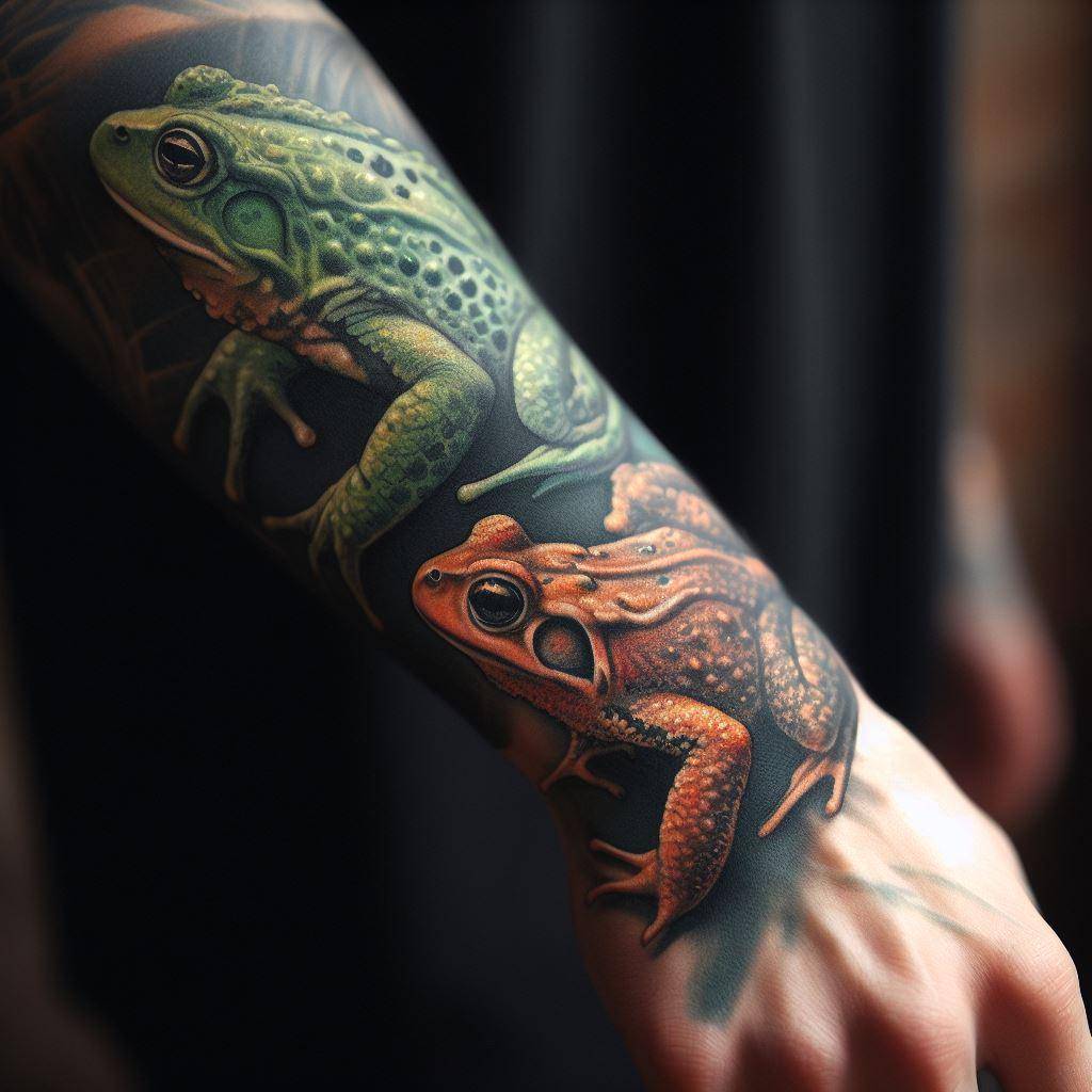 Frog and Toad Tattoo
