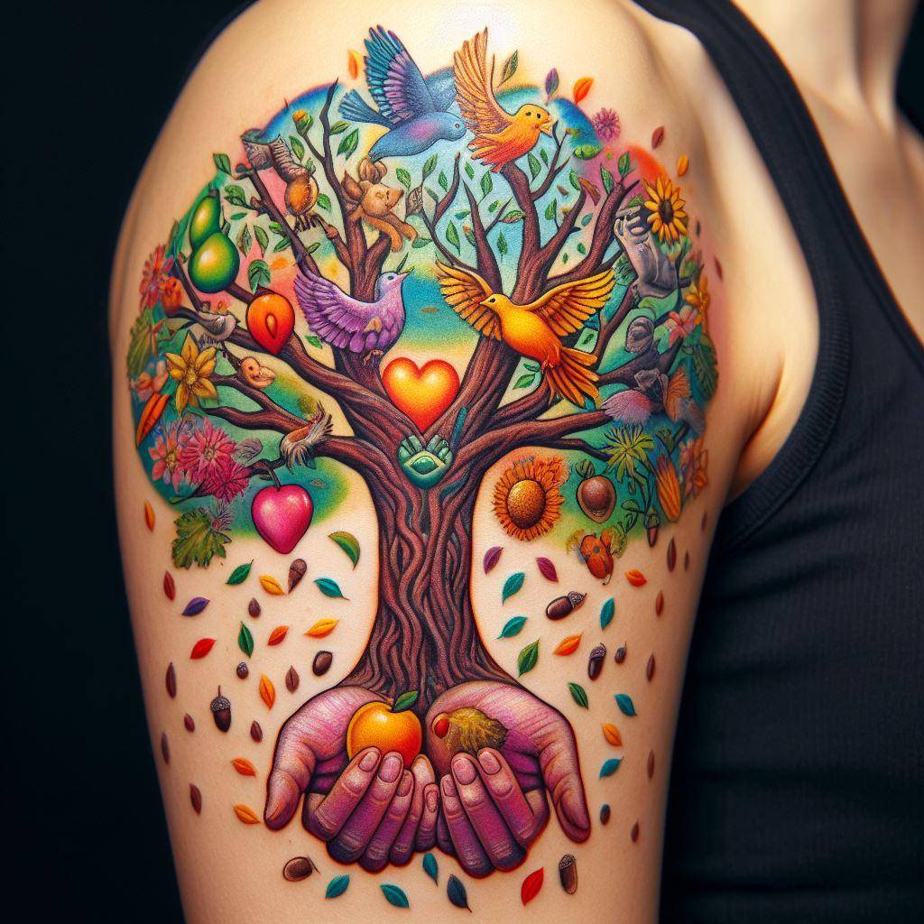 Giving Tree Tattoo