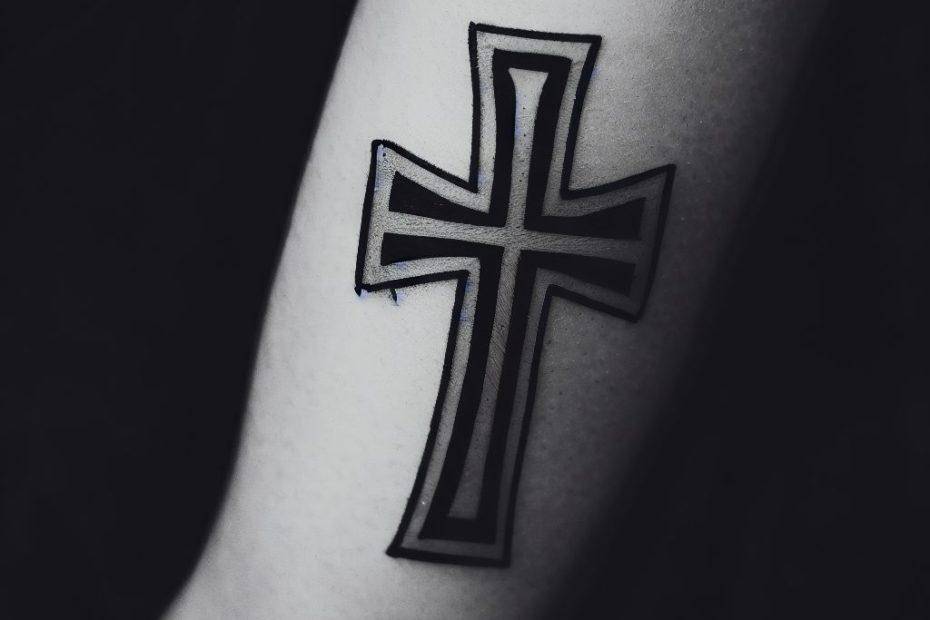 Iron cross tattoo