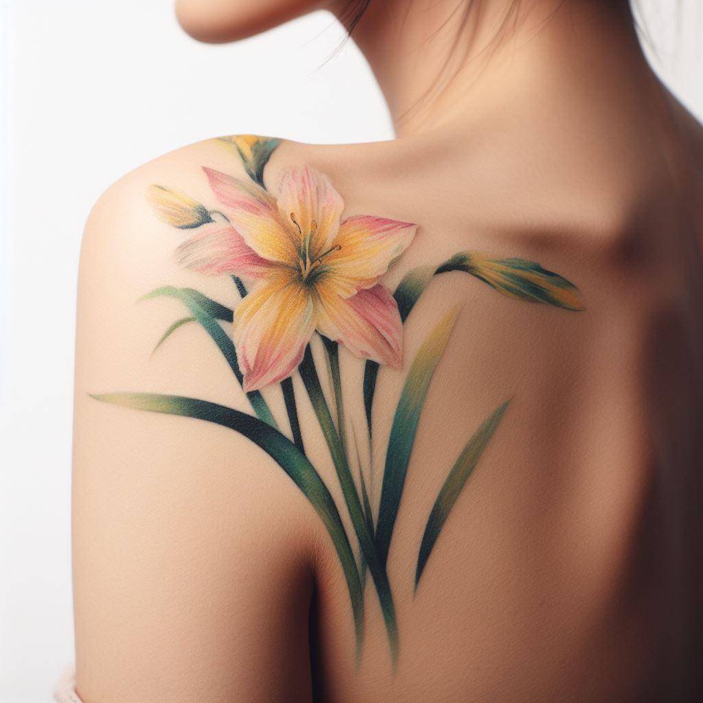 Jonquil Flower Tattoo