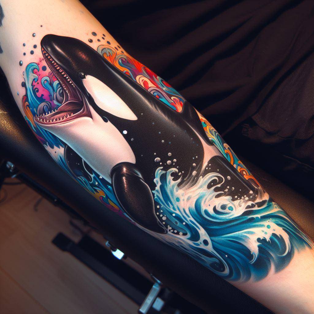 Killer Whale Tattoo