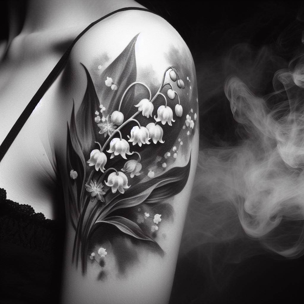 Lily of the valley Tattoo