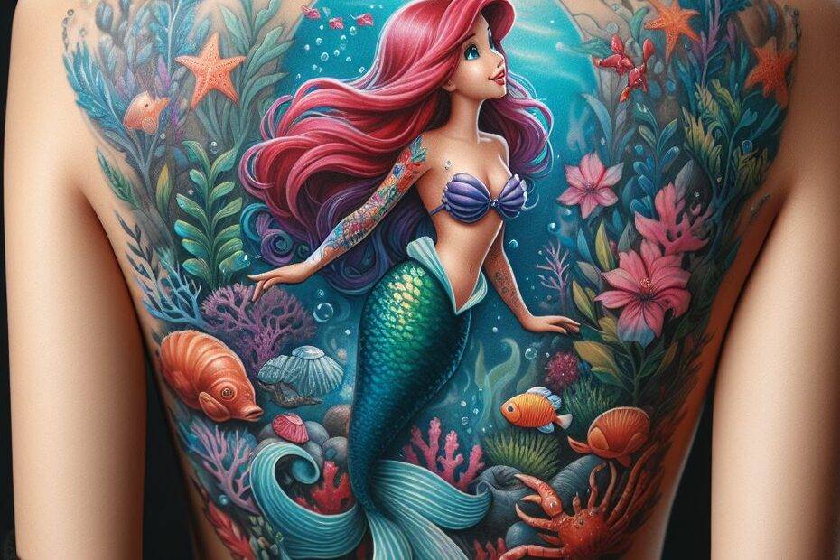 Little Mermaid Tattoo 11