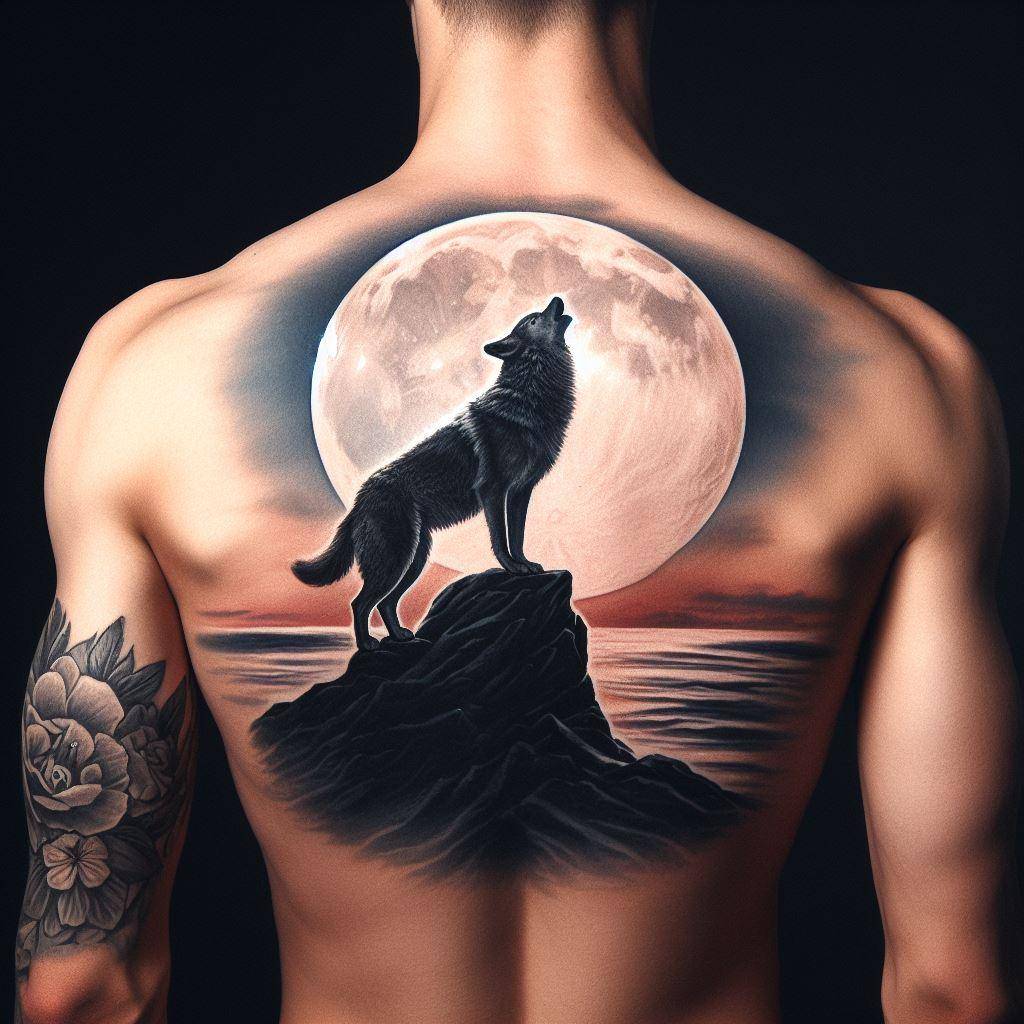 Lone Wolf Tattoo