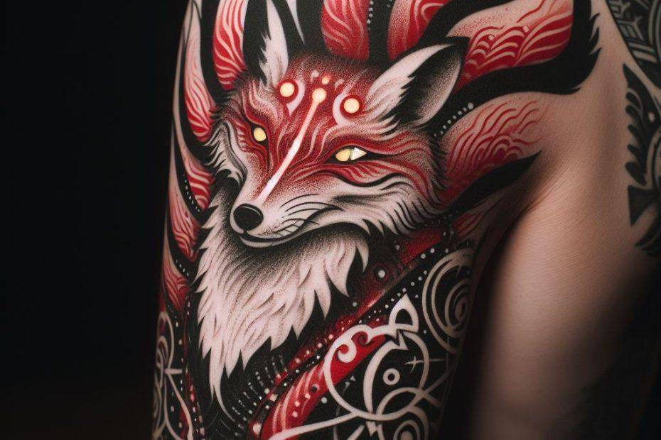 Nine Tailed Fox Tattoo