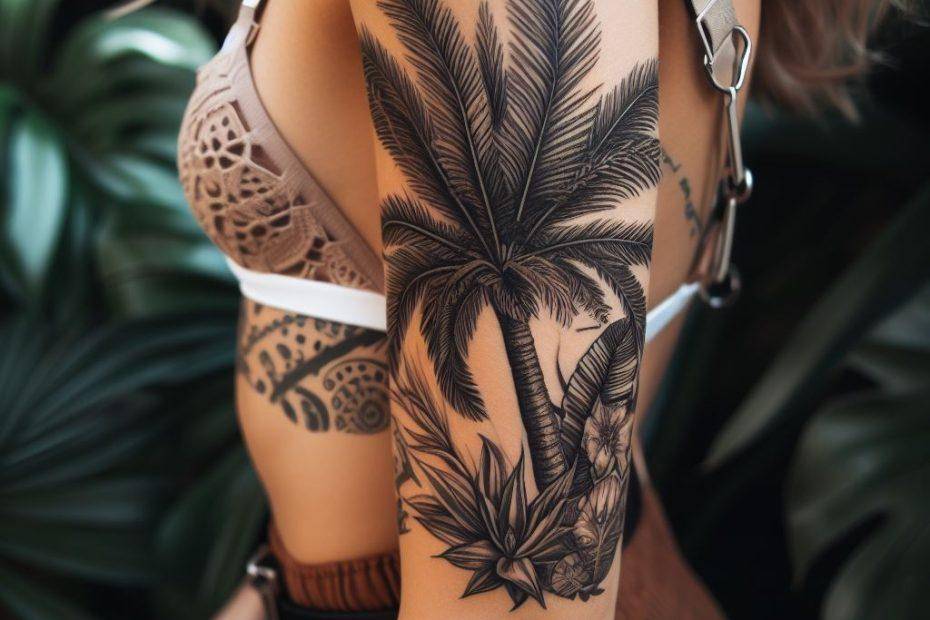 Palm Tree Tattoo