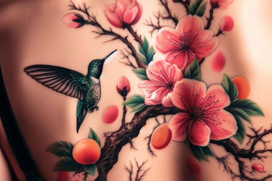 Peach Tree Tattoo