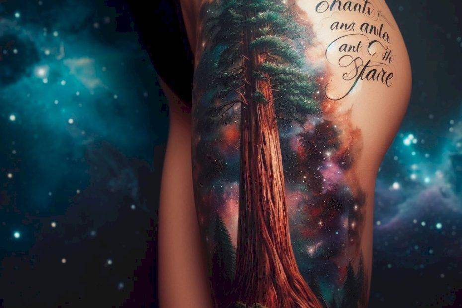 Redwood Tree Tattoo