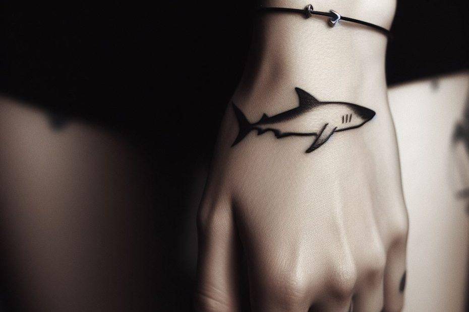 Simple Shark Tattoo