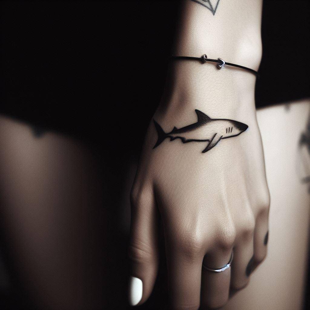Simple Shark Tattoo