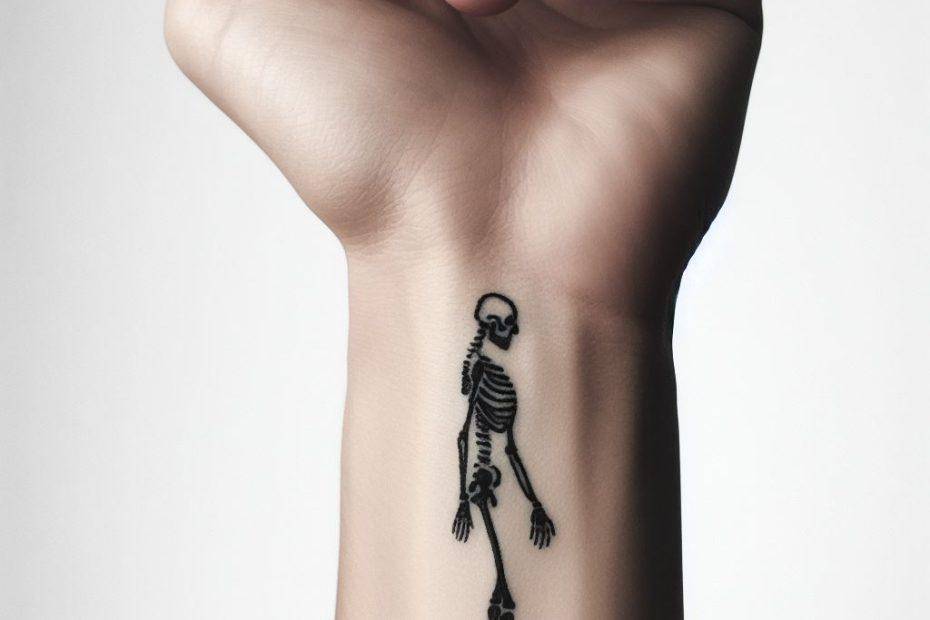 Simple Skeleton tattoo