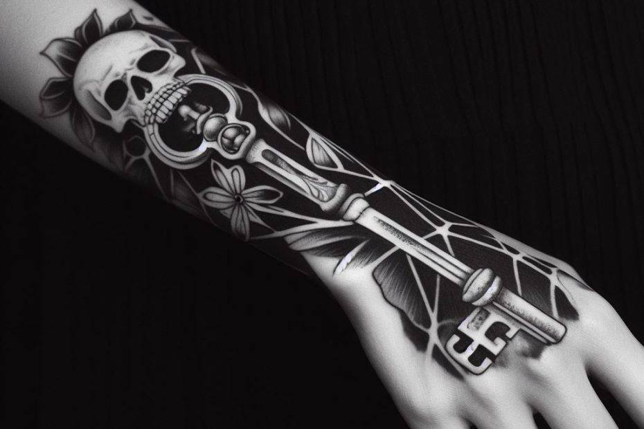 Skeleton Key Tattoo