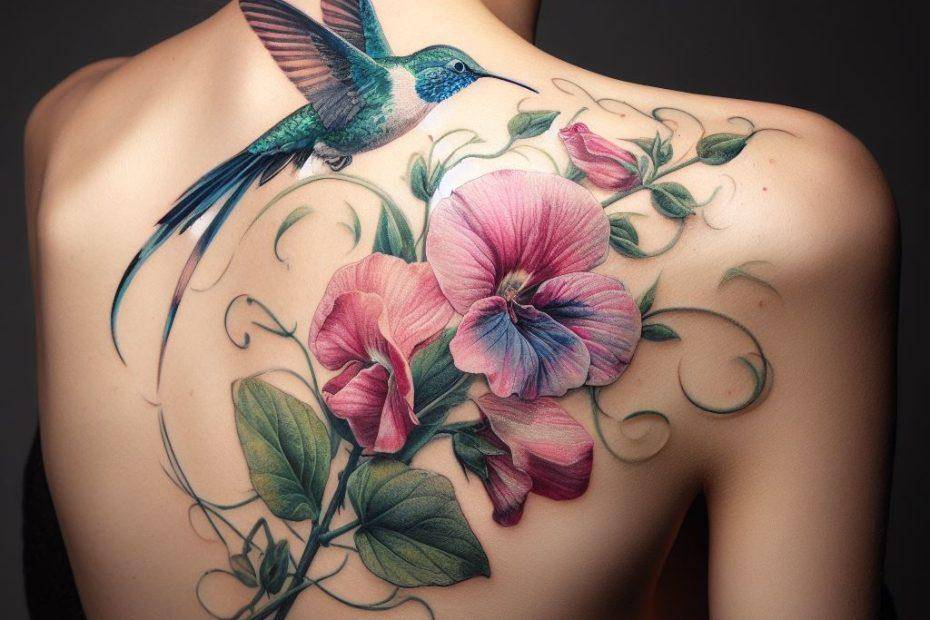 Sweet Pea Tattoo