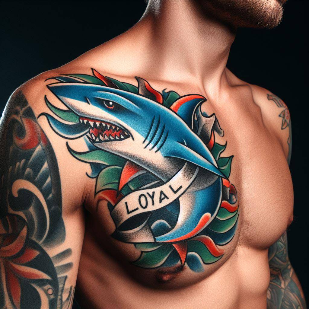 Traditional Shark Tattoo