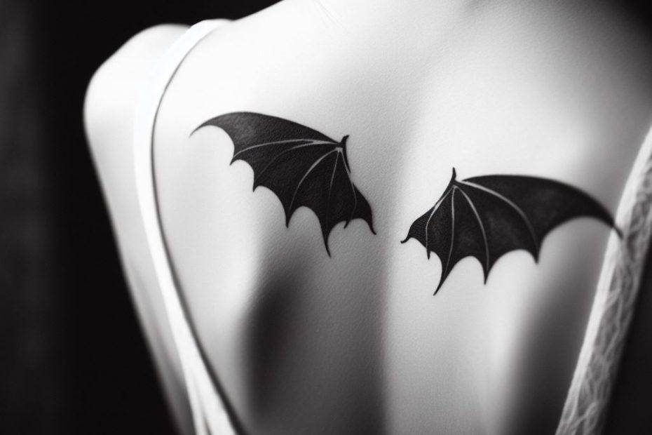 Bat Wings Tattoo