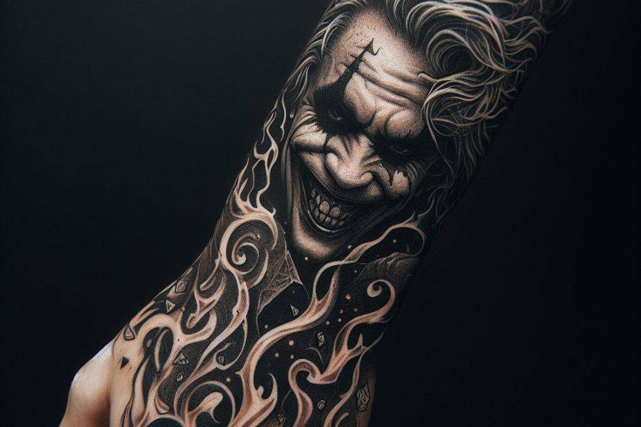 Black Joker Tattoo