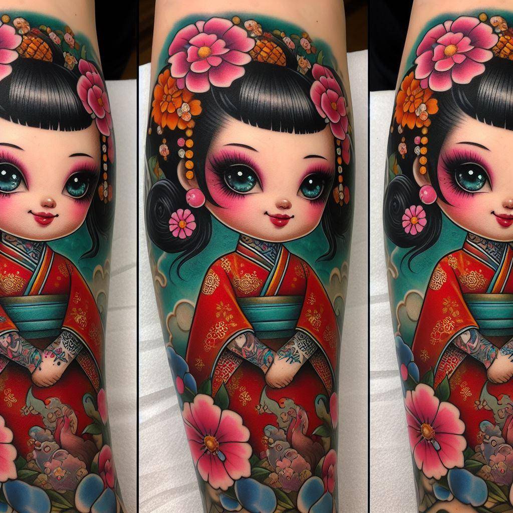 China Doll Tattoo
