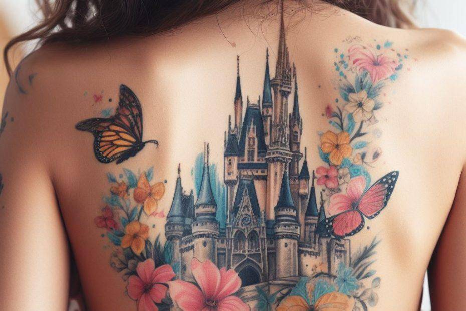 Disney Castle Tattoo