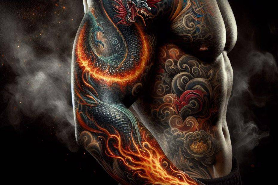 Dragon Tattoo Sleeve