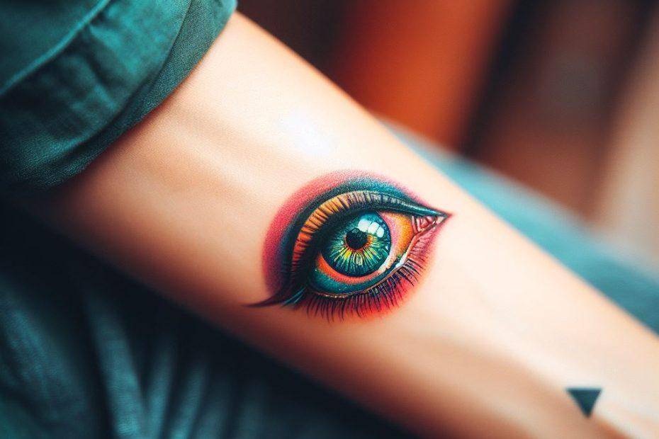 Eye Tattoo on Arm