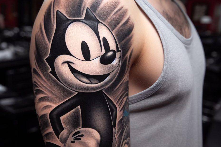 Felix the Cat Tattoo