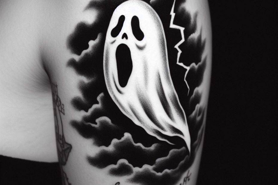 Flash Ghost Tattoo