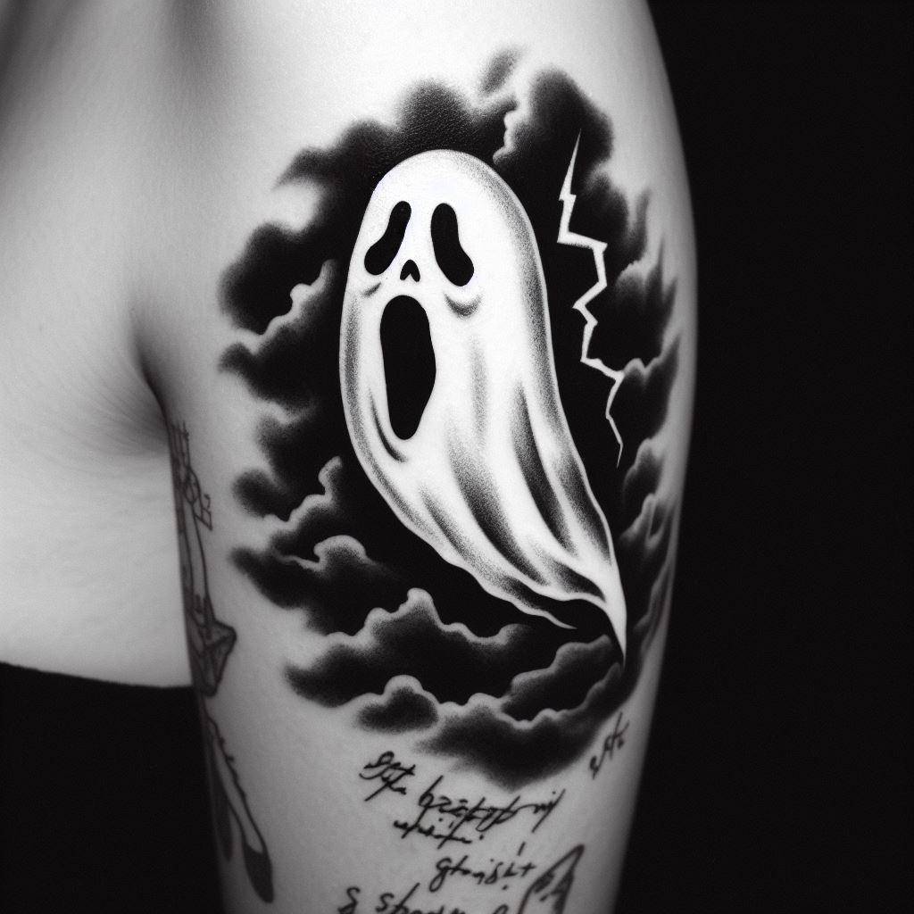 Flash Ghost Tattoo