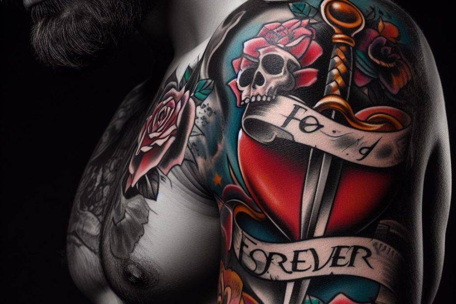 Heart and Dagger Tattoo