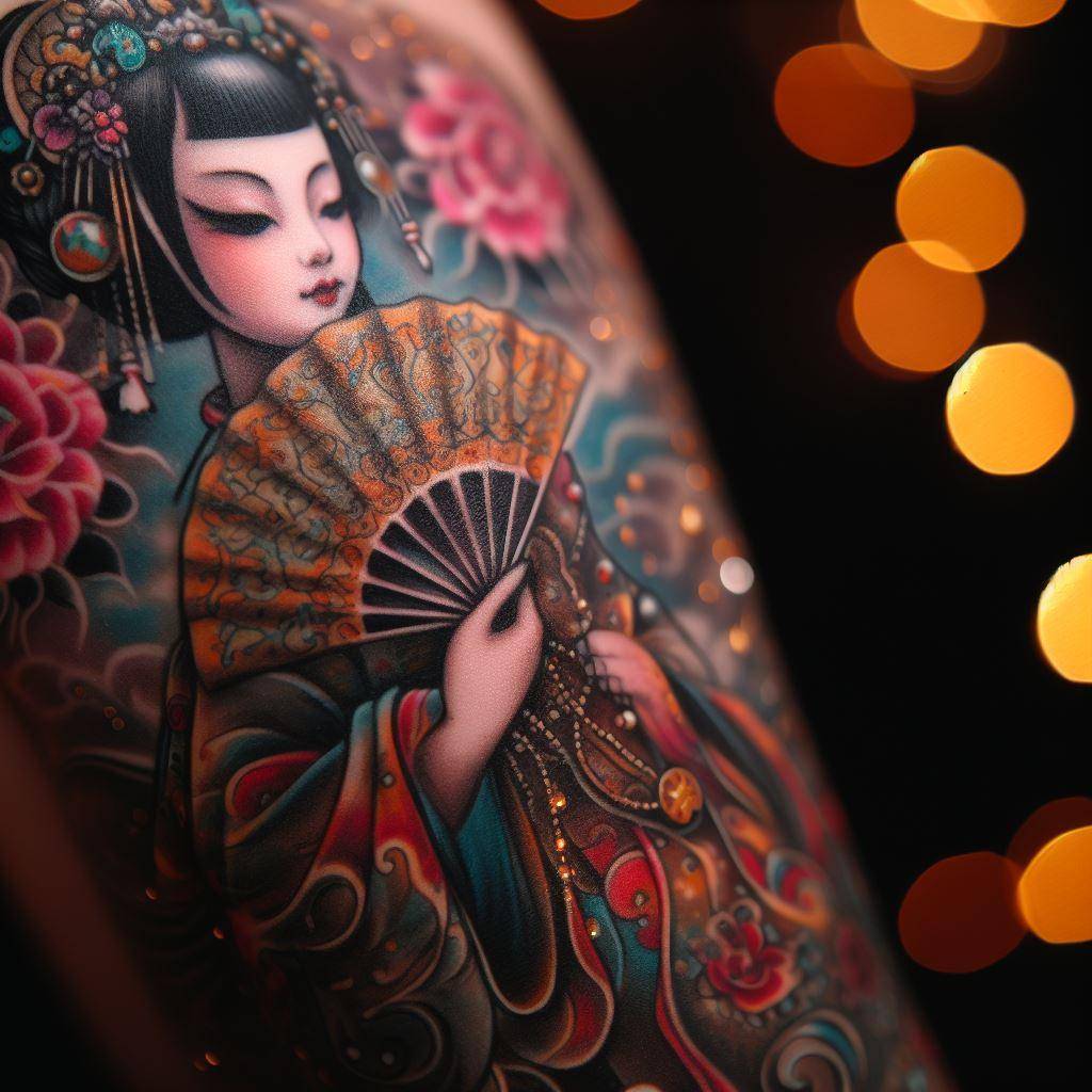 Japanese Doll Tattoo