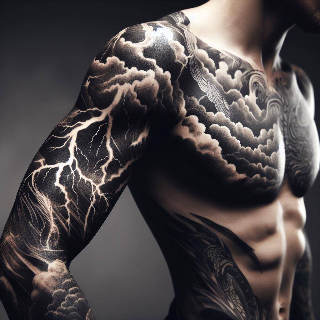 Lightning Tattoo Sleeve