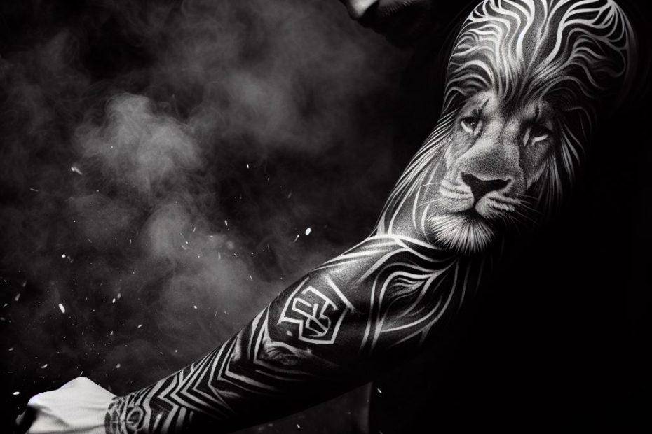 Lion Tattoo Sleeve