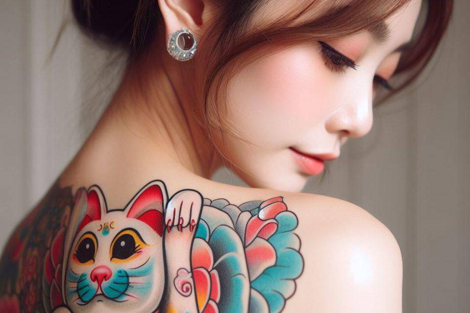 Lucky Cat Tattoo
