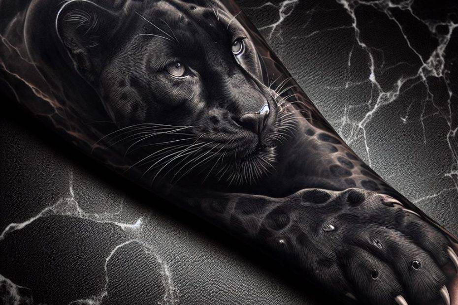 Realistic Black Panther Tattoo Capturing The Essence Of Strength And Elegance Your Own Tattoo