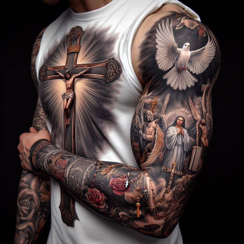 Religious Tattoo Sleeve