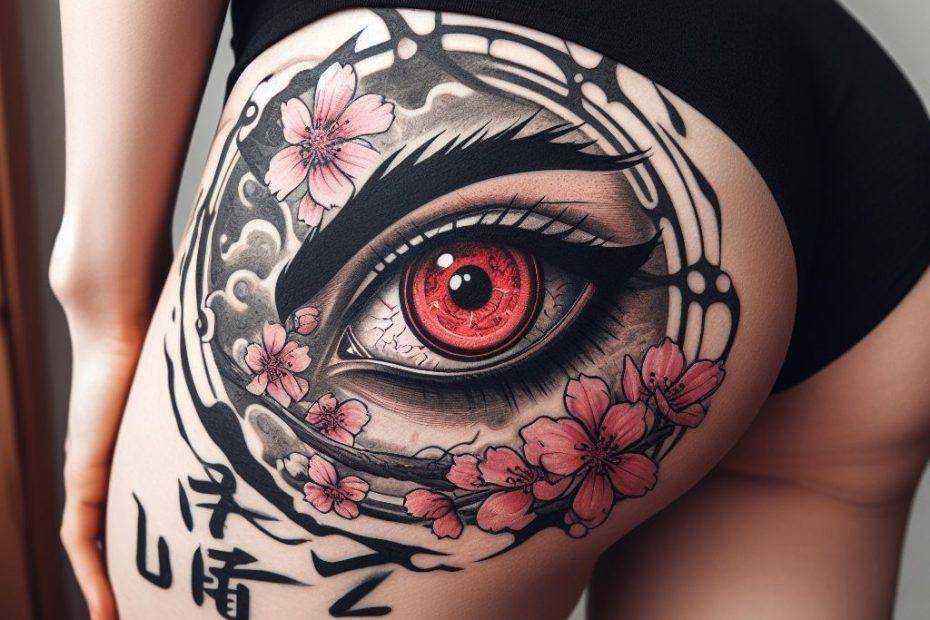Sharingan Eye Tattoo