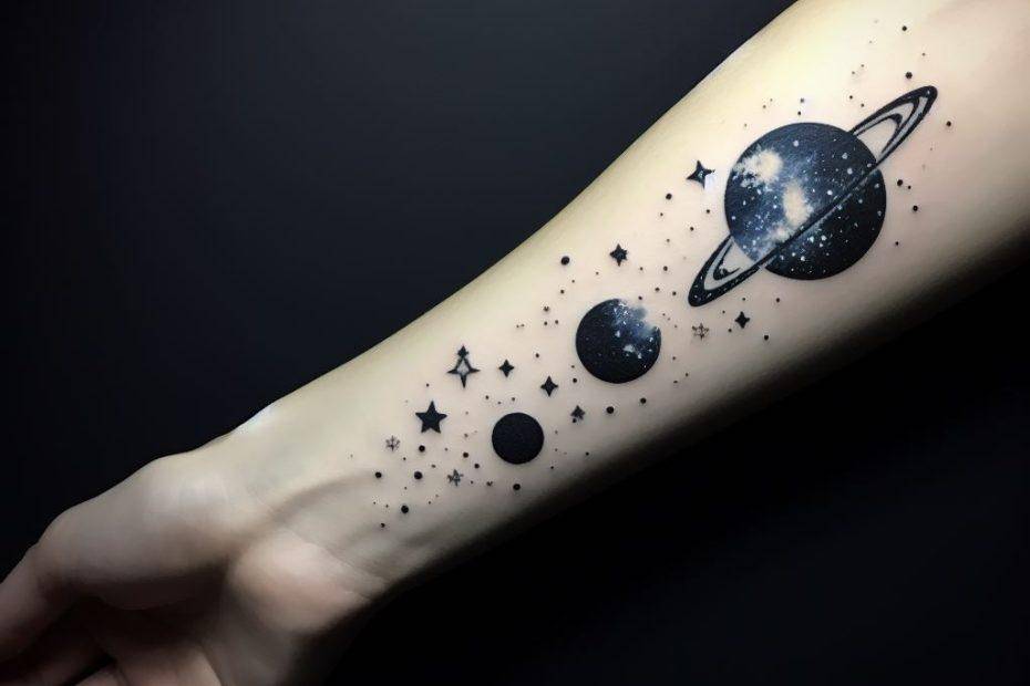 Simple Galaxy Tattoo