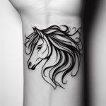 Simple Horse Tattoo